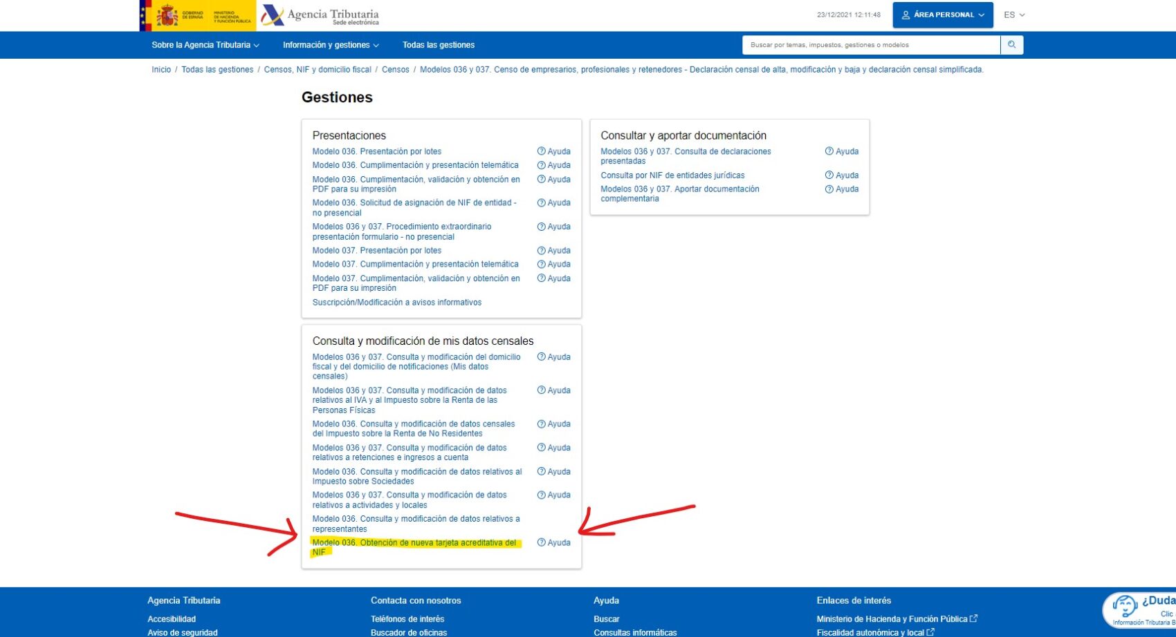 Cómo sacar la tarjeta NIF de una empresa en la AEAT